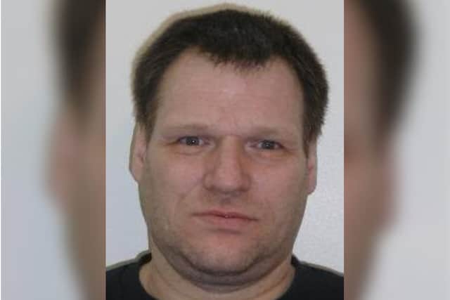 Police are asking for help in finding Steven Reynolds, 46, who has absconded from HMP Hatfield