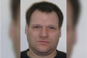 Police are asking for help in finding Steven Reynolds, 46, who has absconded from HMP Hatfield