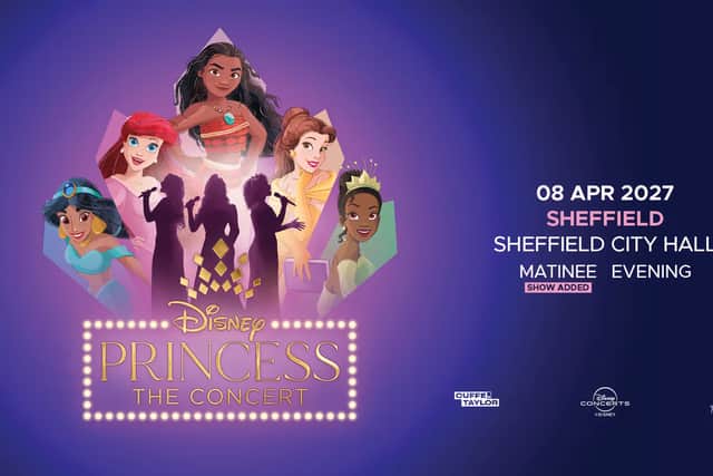 Disney Princess – The Concert, which features beloved songs from iconic films, will take place at Sheffield City Hall on Apr 8, 2027.
