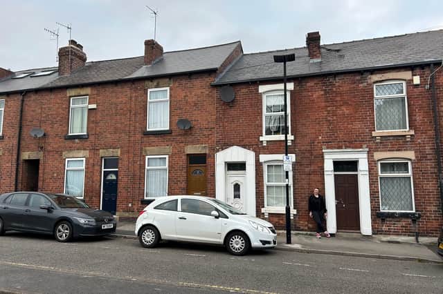 Leena Hiscock lives in one of the terraced houses on Loxley New Road, which they say is officially classified as a street and should come with limits on antisocial noise and pollution