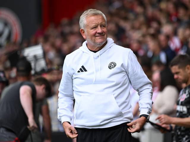 Sheffield United boss Chris Wilder will be targeting three points this afternoon.