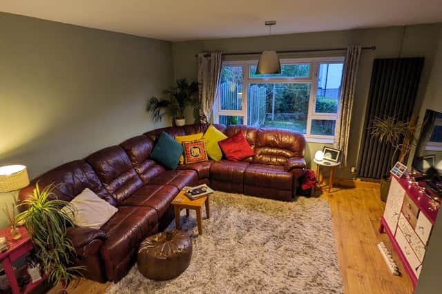 Pam's cosy home in Sheffield
