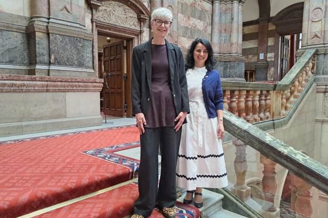 In an open letter to Councillor Belbin (left), Councillor Argenzio (right) said: "You know that the Green Councillors are not antisemitic. Conflating Zionism with Judaism is itself antisemitic."
