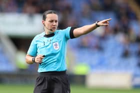Emily Heaslip will be in charge at Hillsborough on Saturday afternoon.