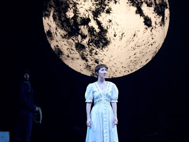 Bebe Sanders embodies Viola/Cesario with a nobility and a temperance. As Cesario, she soon becomes the object of Olivia’s affections while at the same time falling for Orsino. 