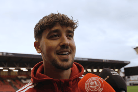 Oliver Arblaster was delighted to get on the scoresheet at Ashton Gate.