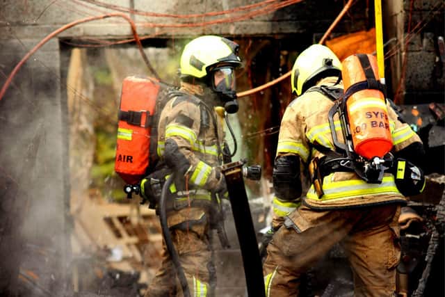 Firefighters were called to Waterside Gardens, Oughtibridge, Photos: South Yorkshire Fire and Rescue Service