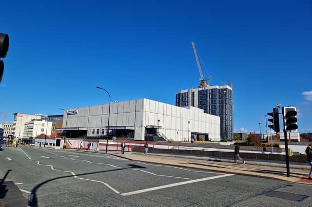 Scaffolding has been removed at The O2 Academy Sheffield, on Arundel Gate, which is re-opening in February. Photo: David Kessen, Iconic Media