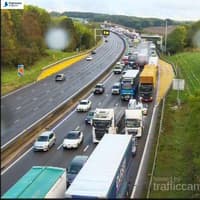 Traffic chaos on M1 as air ambulance called to crash near Sheffield and Chesterfield - delays reported