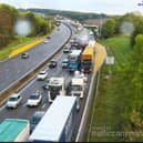 The M1 this afternoon near junction 29, used by many Sheffield motorists. Photo: National Highways