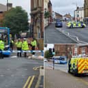 Everything we know as a woman has been left in a life-threatening condition following a collision with a bus