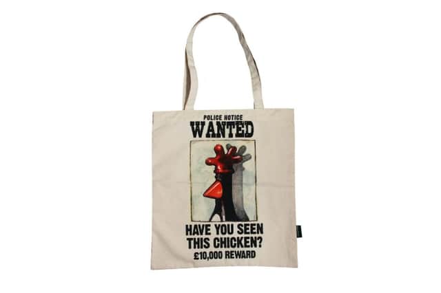 Shopper Recycled Cotton - Wallace & Gromit (Feathers)
