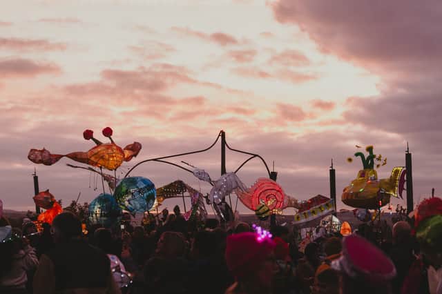 Many unique lanterns were spotted at Parkwood Springs lantern festival