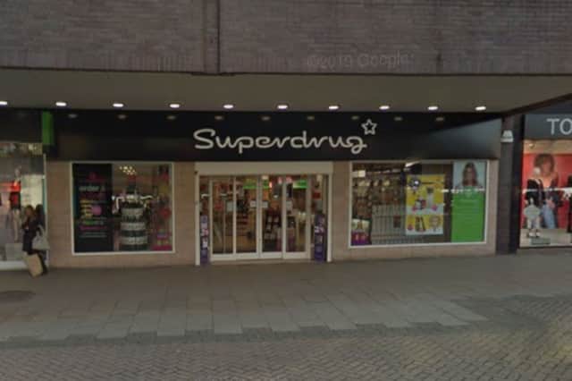 Jane worked at Superdrug, on Cheapside in Barnsley town centre