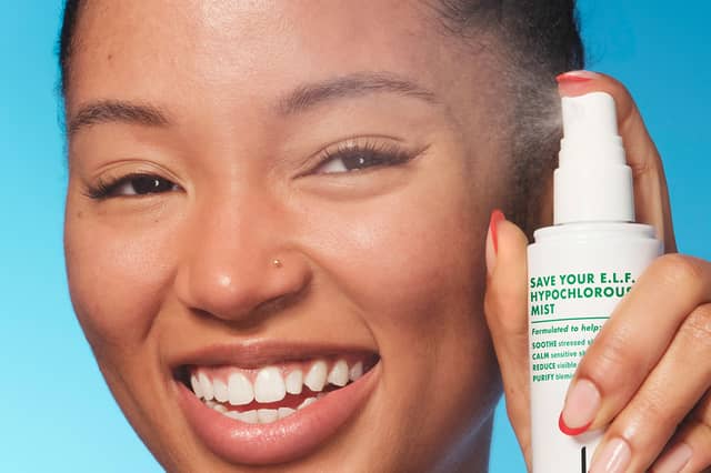 Beauty fans can get their hands on a free full-size bestselling e.l.f. make-up product for a limited time. One of the things you could buy to qualify for the free gift is Save Your e.l.f. Hypochlorous Mist (pictured).