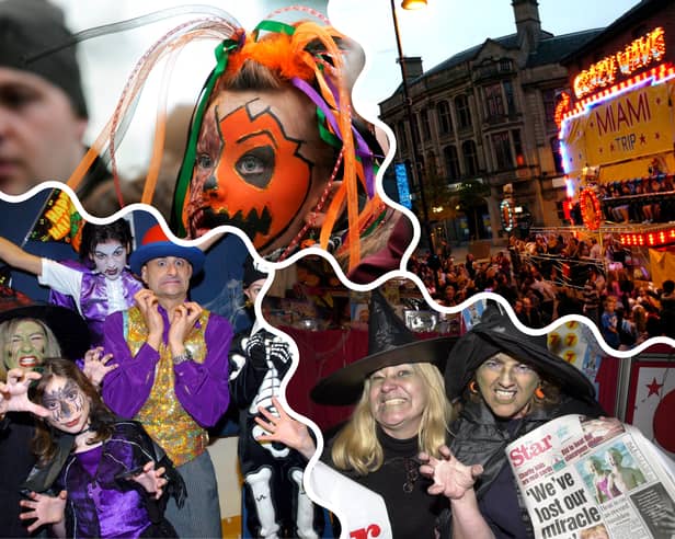 Here are some retro pictures from Sheffield's Halloween celebrations in years gone by.