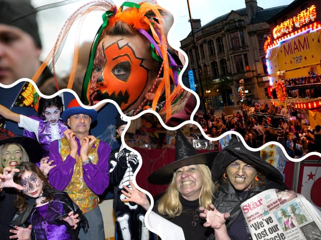 Here are some retro pictures from Sheffield's Halloween celebrations in years gone by.