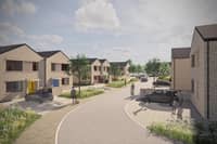 An architect's image of what the new homes at Newstead in Birley, Sheffield will look like
