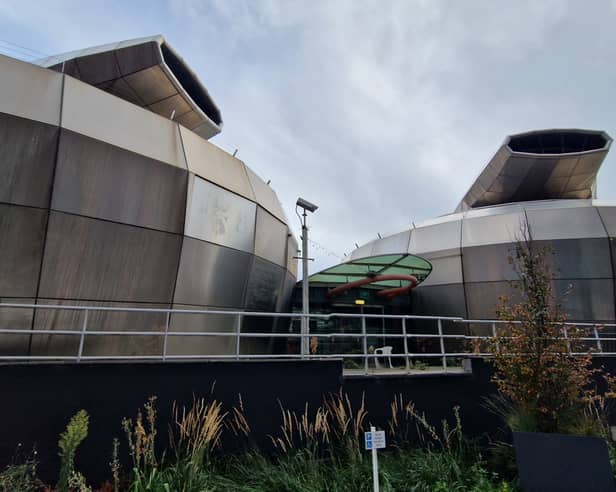 The former National Centre for Popular Music has been compared to curling stones. Hallam University is considering what to do with it.