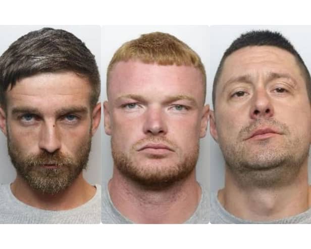 Pictured left to right: Sam Kitchen; Dale Cheatham and Christopher Ogley