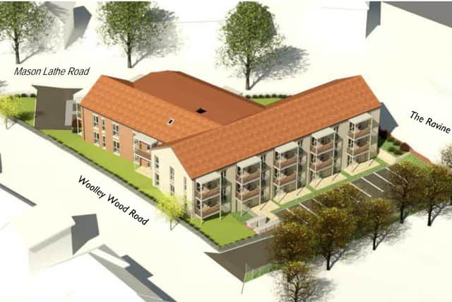21 flats are set to be built on the site of what was once the Shiregreen Arms, on Mason Lathe Road, Shiregreen, Sheffield. Photo: Brewster Bye Architects
