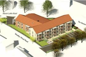 21 flats are set to be built on the site of what was once the Shiregreen Arms, on Mason Lathe Road, Shiregreen, Sheffield. Photo: Brewster Bye Architects