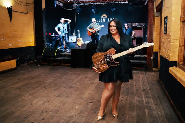 Lara Disco was the winner of The Leadmill's first dancefloor guitar prize draw, which raised over £10,000.