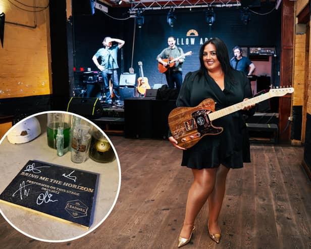The Leadmill has launched a new prize draw to win a Bring Me The Horizon-signed dancefloor guitar. 