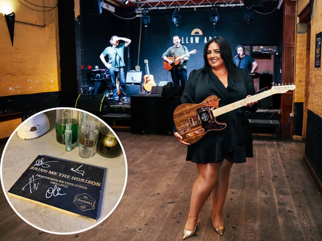 The Leadmill has launched a new prize draw to win a Bring Me The Horizon-signed dancefloor guitar.