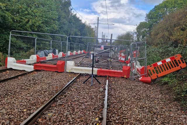 The tram to Halfway was halted in August.