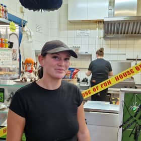 Chloe Royston, manager of Julie’s Snaxx cafe at Crystal Peaks, said 85 per cent of customers normally came by tram and they had lost a lot of trade.