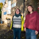 Elizabeth Larminie and Anne Leroux who want King Edwards Swimming Pool saved from closure. Photo: Dean Atkins, Iconic Media