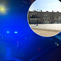 Reports of football fans clashing at Sheffield train station as huge police presence seen