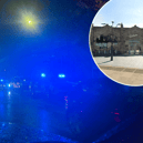 The large-scale incident took place at Sheffield train station on Saturday evening