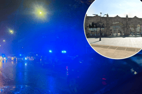 The large-scale incident took place at Sheffield train station on Saturday evening