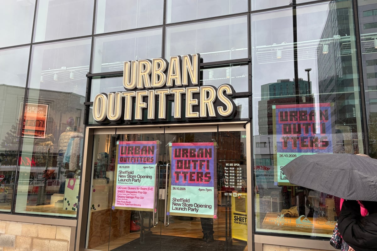 Urban Outfitters opens in Sheffield city centre today - with 20 goodie bags hidden around city