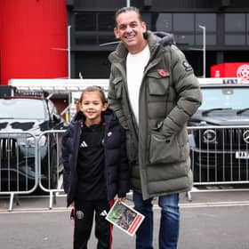 Sheffield United fans pictured showing their support ahead of Derby County clash 