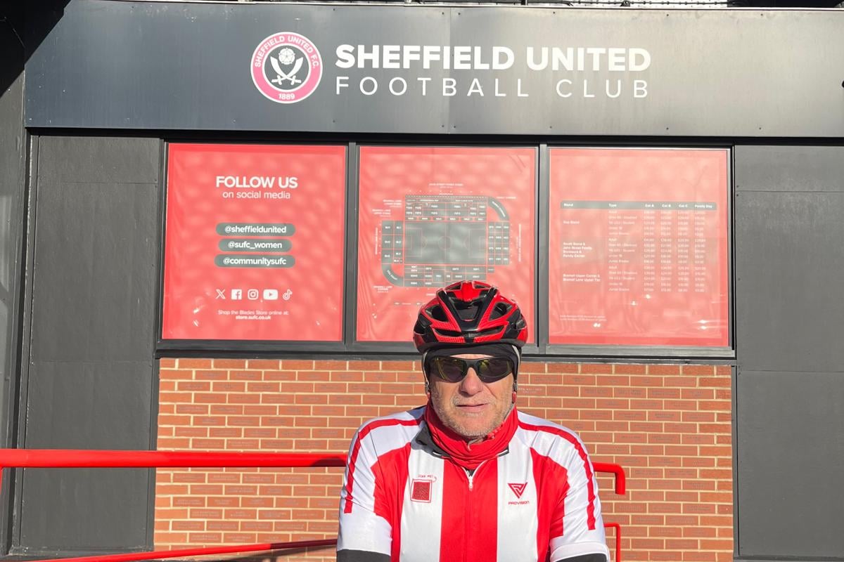 ‘Blade on a Bike’ Sheffield United fan James Kemp sets new goal after £10k target achieved