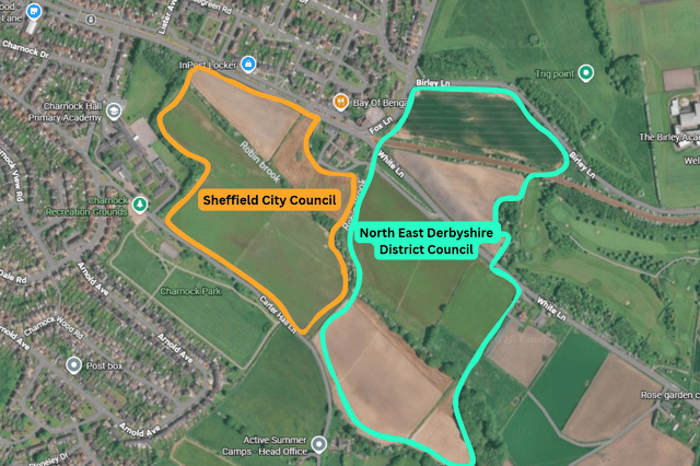 The fields are known to planning officials as SS19 (Sheffield site) and 45900 (NE Derbyshire site)