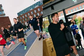 Eddie Hearn took part in the Matchroom Fight Day 5k at Sheffield Olympic Legacy Park before Dalton Smith's boxing success on Saturday. 