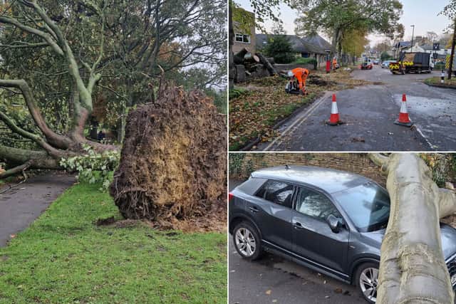 Sheffield City Council responded to 65 'urgent incidents' during a weekend of storms