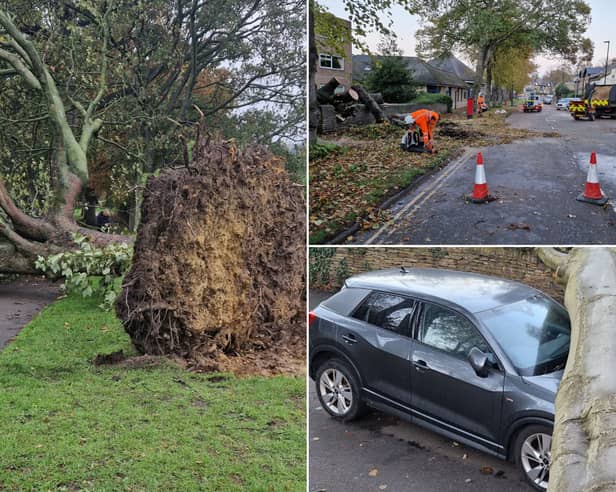 Sheffield City Council responded to 65 'urgent incidents' during a weekend of storms