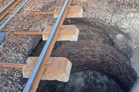 The tram hole was discovered in August at Birley Lane