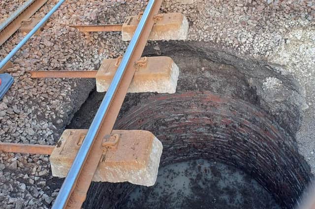 The tram hole was discovered in August at Birley Lane
