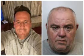 Liam Green (left) was run over and killed by Mark Wigley (right) in an incident on Rose Tree Avenue in Cudworth on April 3, 2026. Wigley faces prison after he was convicted of manslaughter by a jury on October 27.