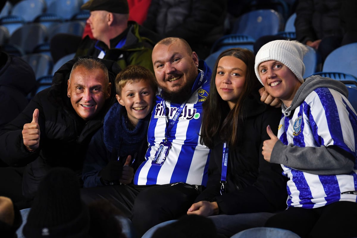 Sheffield Wednesday fans pictured in draw against Cambridge United – another big crowd