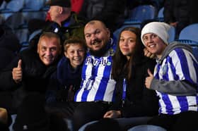 Owls fans at Hillsborough on Tuesday night.