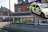 A high-end jeweller and luxury watch seller was rammed with a four-by-four yesterday.