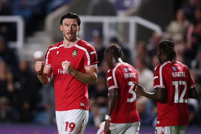 Kieffer Moore is Wrexham’s leading goalscorer this season with five goals.