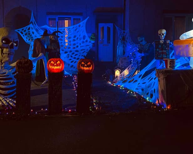 "Nightmare on Adkins Road" - Sheffield mum Keeley Smith is bringing back her annual Halloween display to raise funds for her son's football club